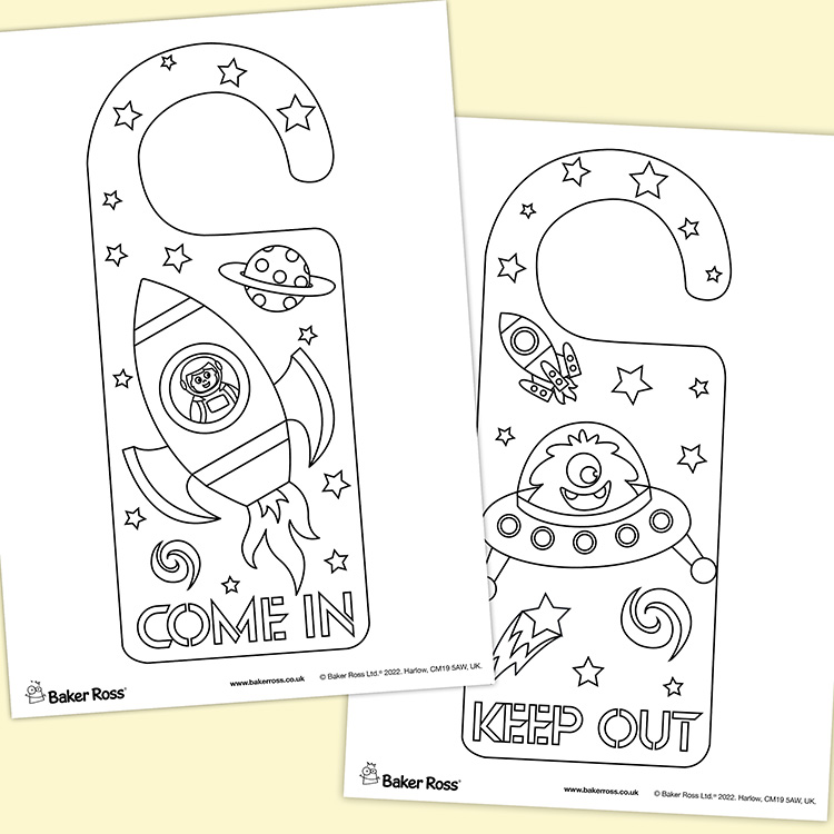 Space Door Hangers