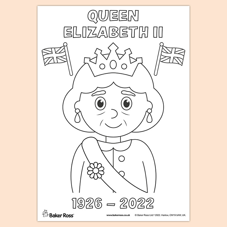 Queen Elizabeth II Memorial Poster