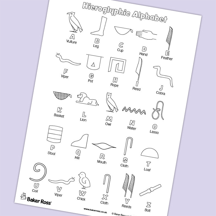 Hieroglyphic Alphabet