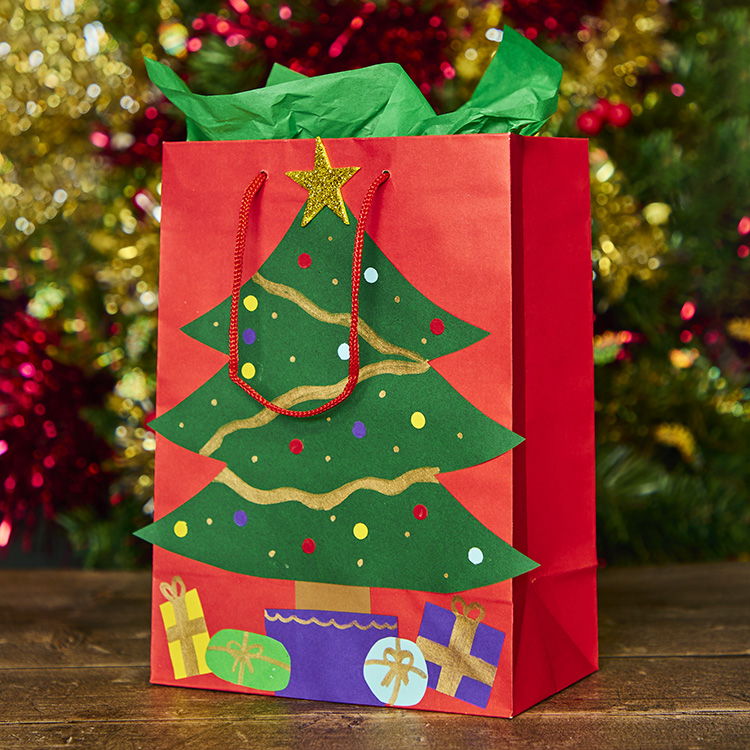 Christmas Tree Gift Bag