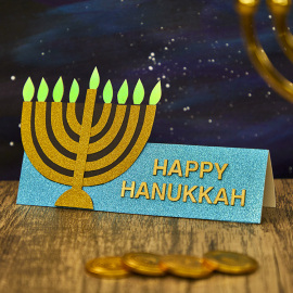 Pop Up Hanukkah Card