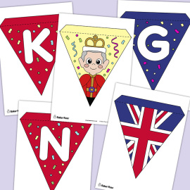 King’s Coronation Coloured Bunting