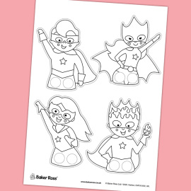 Star Hero Finger Puppets