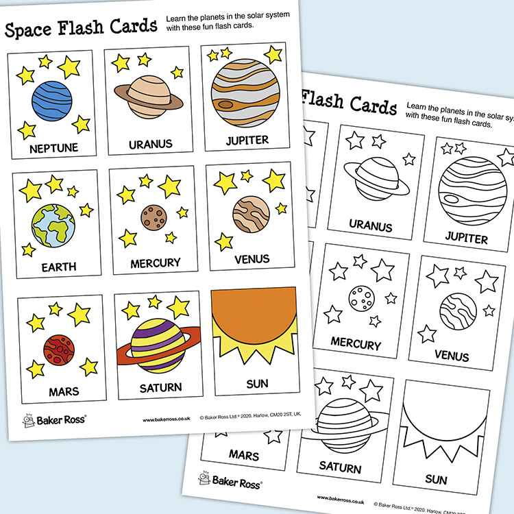 Space Flash Cards