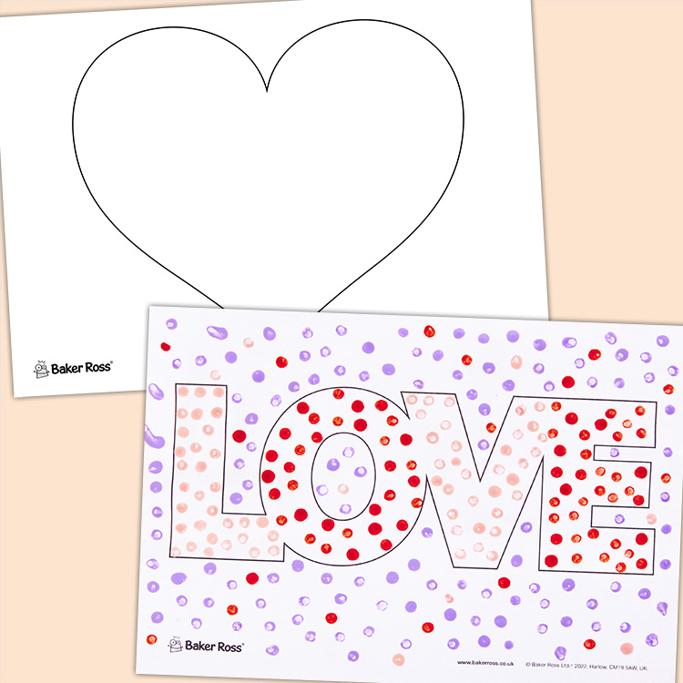 Valentine’s Day Dot Paintings