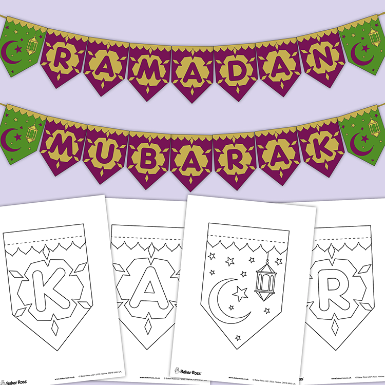 Ramadan Mubarak Bunting