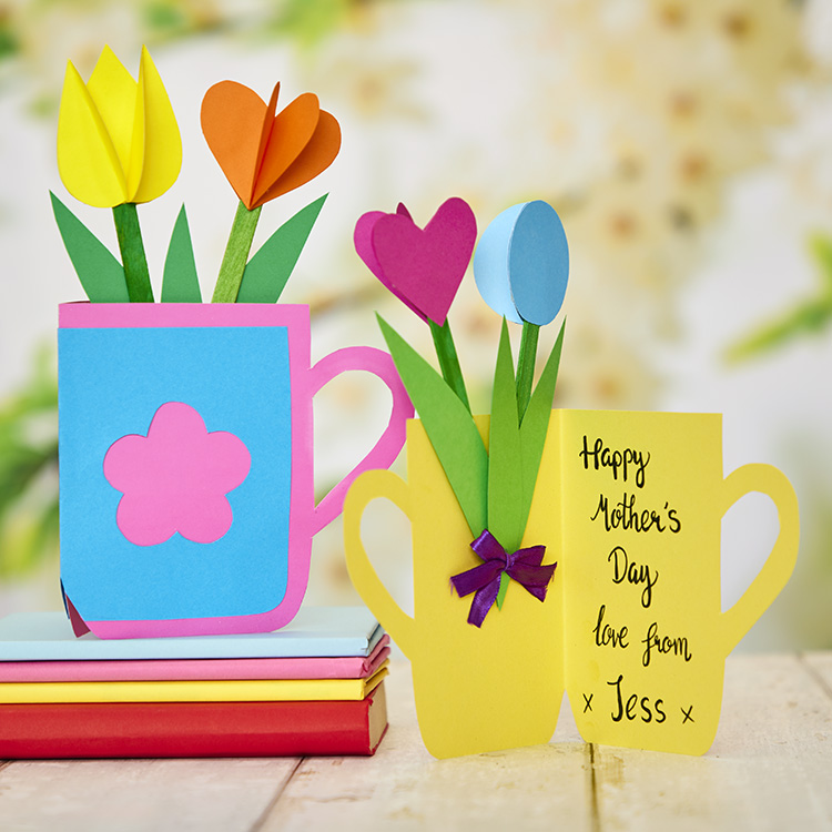 Mug Flower Card