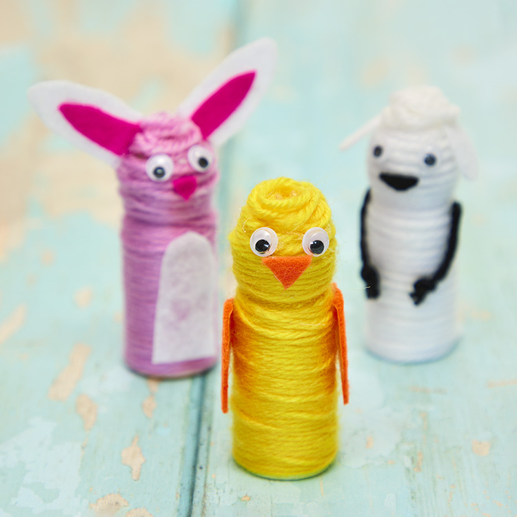 Wooden Doll Easter Animals