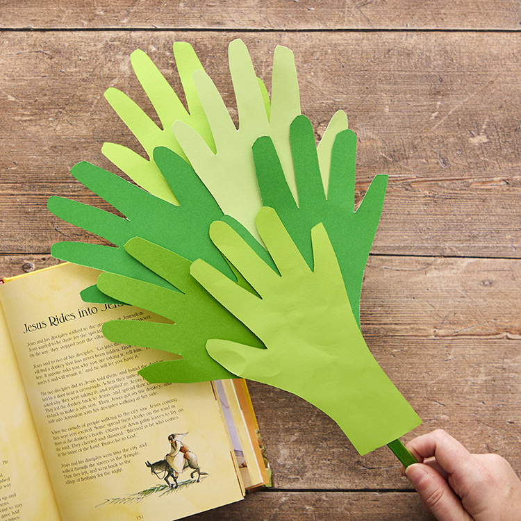 Palm Sunday Handprint Palm