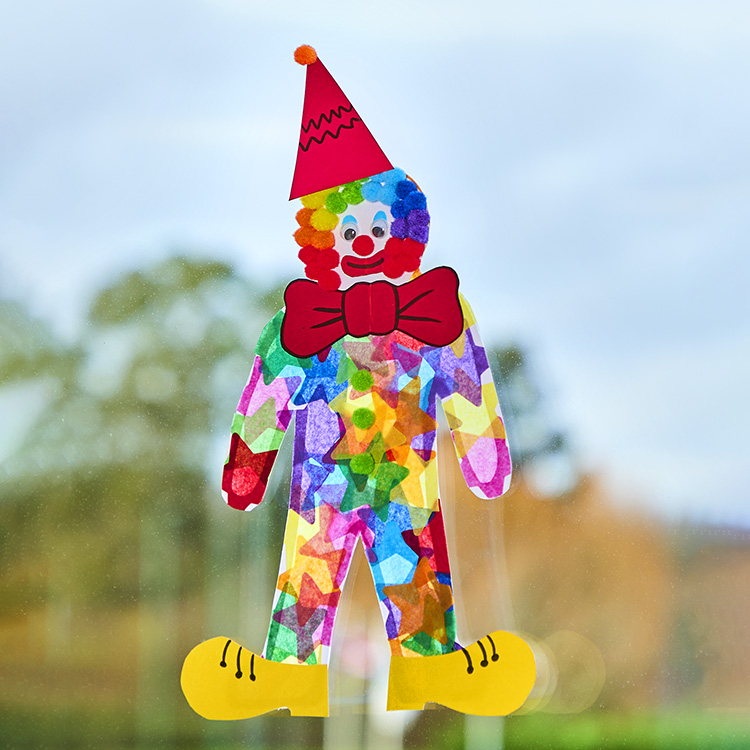 Clown Suncatcher