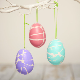 String Art Egg Decorations