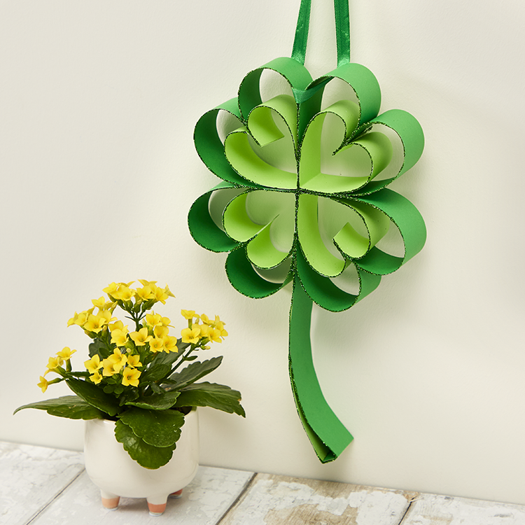 3D Paper Shamrock