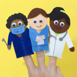 Healthcare Finger Puppets