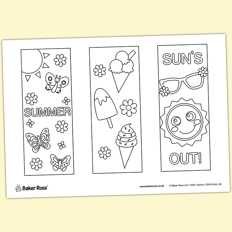 Summer Bookmarks