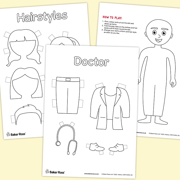 Doctor Dress-up Paper Doll