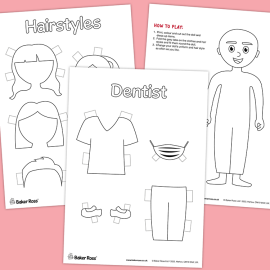 Dentist Dress-up Paper Doll