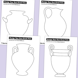 Design Your Own Greek Pots