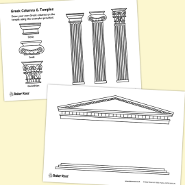 Greek Columns & Temples