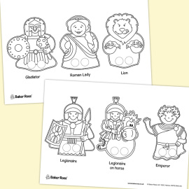 Roman Finger Puppets