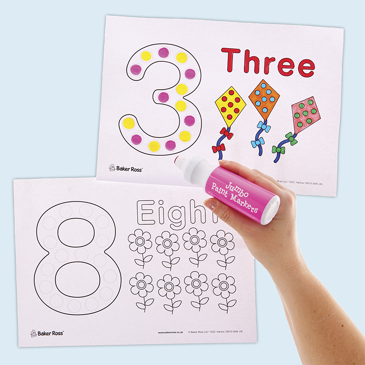 Learn To Count Dot Marker Painting