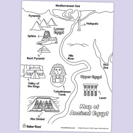 Map of Ancient Egypt