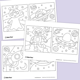 Space Colouring Pictures