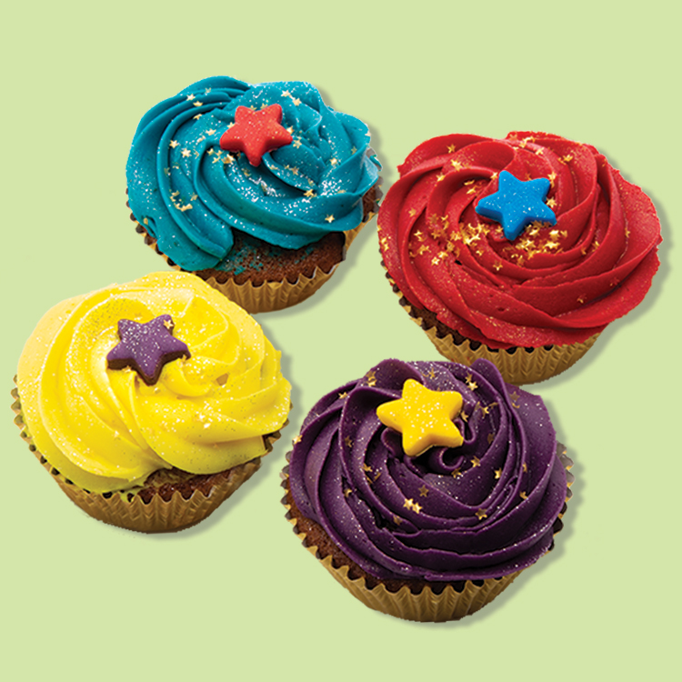 Star Hero Cupcakes