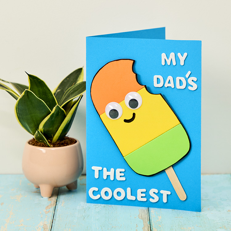 Dad Ice Lolly Card