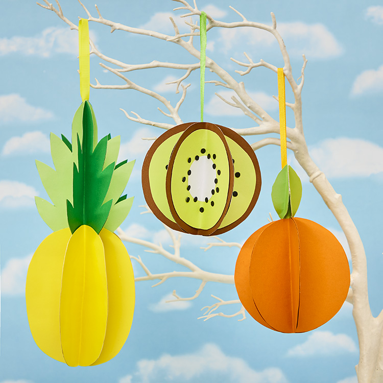 3D Fruit Decorations