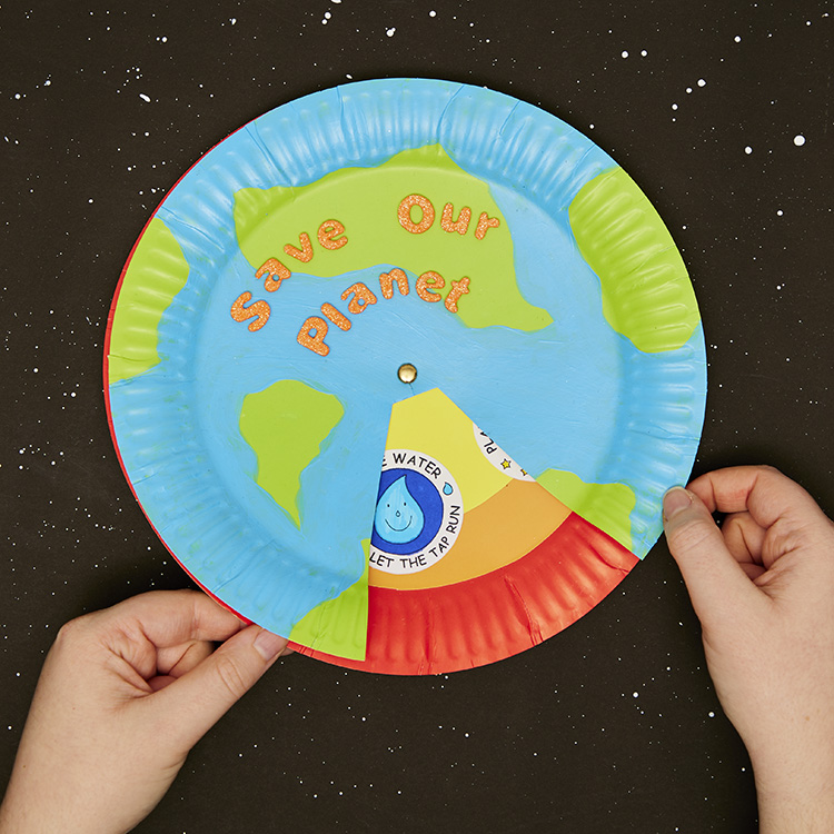 Save Our Planet Interactive Paper Plate