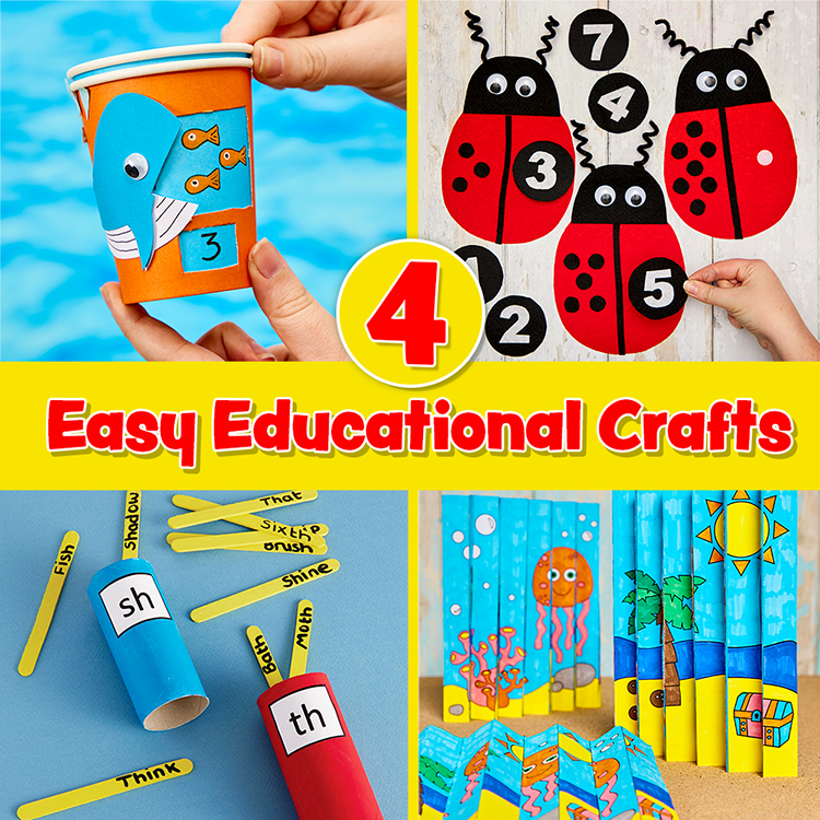 4 Easy Educational Crafts