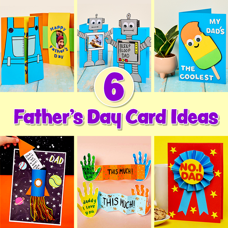 6 Father’s Day Card Ideas for Kids