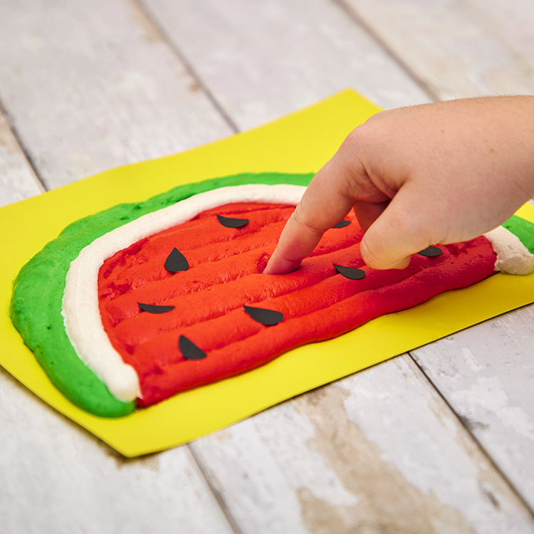 Watermelon Puffy Painting