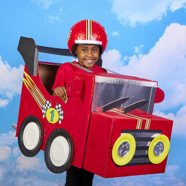 Racing Car Box Costume