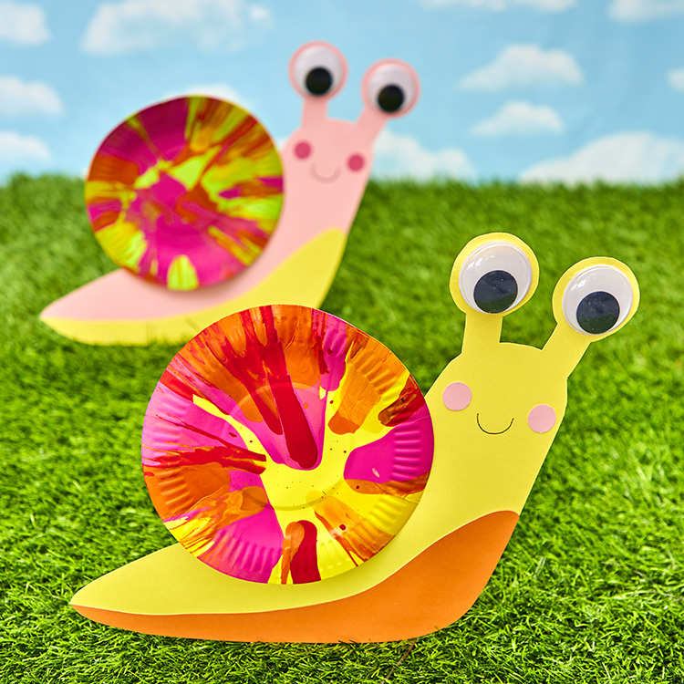 Spin Art Snails