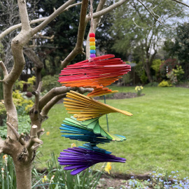 Pop Stick Rainbow Wind Spinner