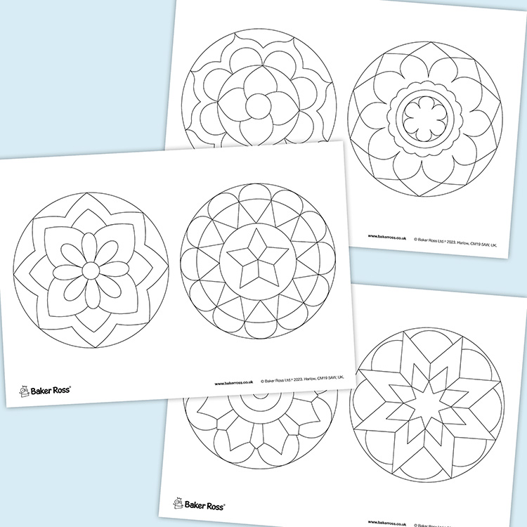 Mindfulness Colouring Mandalas