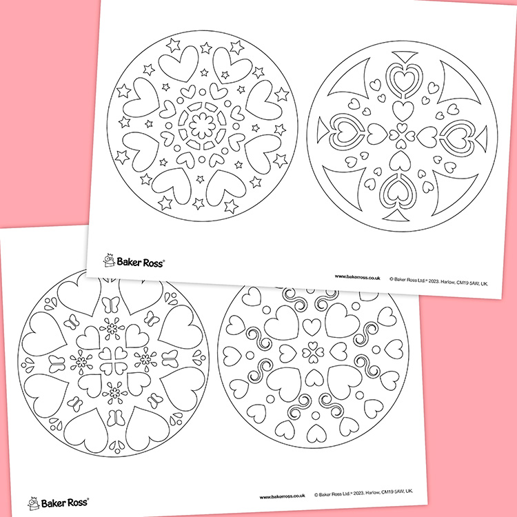 Heart Mandalas