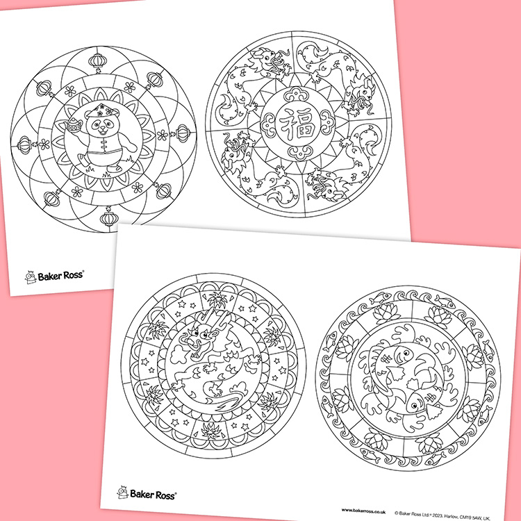 Chinese New Year Mandalas