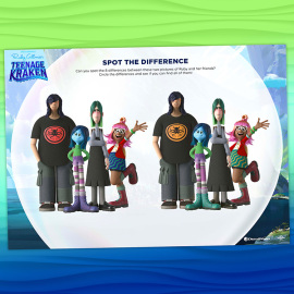 Ruby Gillman Teenage Kraken Spot The Difference