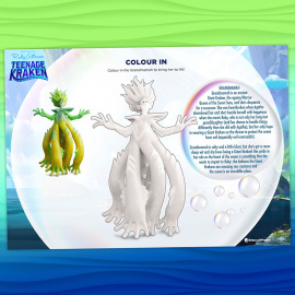 Ruby Gillman Teenage Kraken Colouring Page