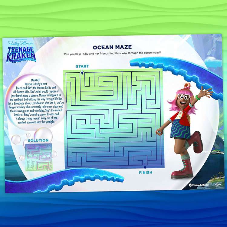 Ruby Gillman Teenage Kraken Maze