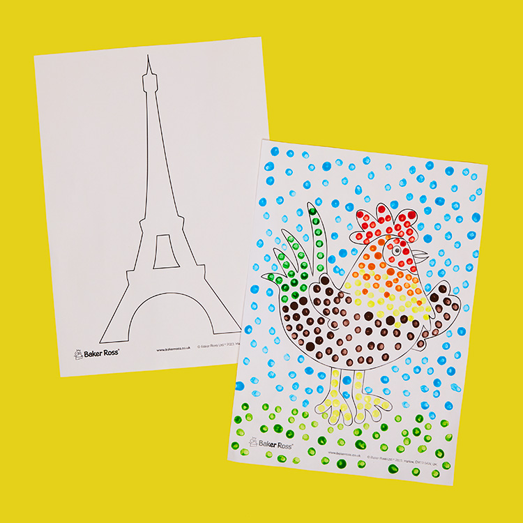 French Dot Painting Pictures