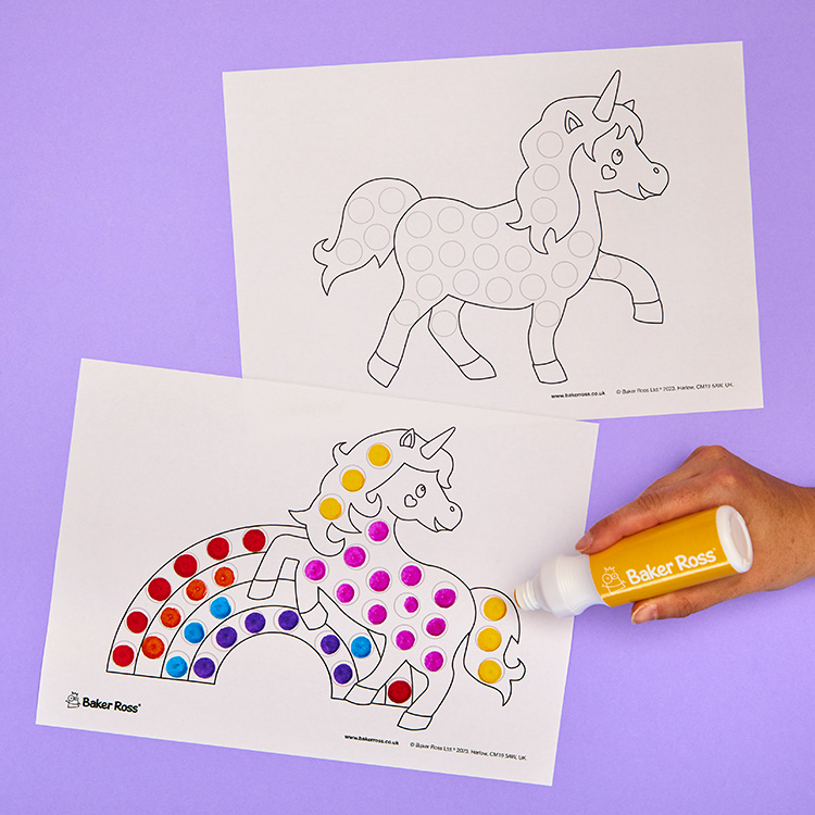 Unicorn Dot Marker Painting