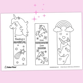 Unicorn Bookmarks