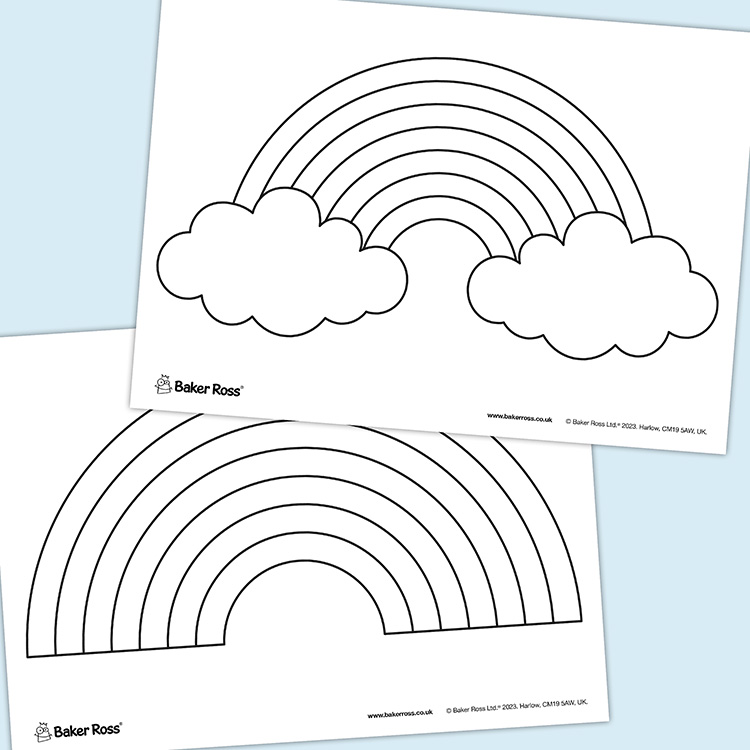 Rainbow Colouring Pictures