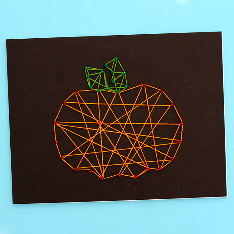 Pumpkin String Art