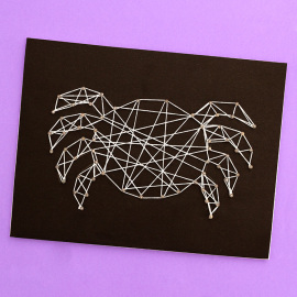 Spider String Art