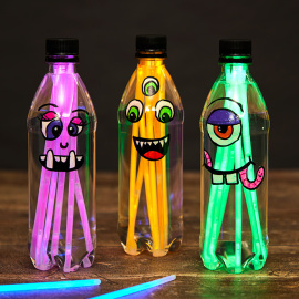 Monster Glowstick Bottles