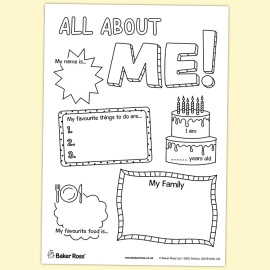 All About Me Poster